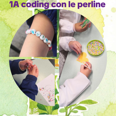 Coding unplugged in 1A con le perline